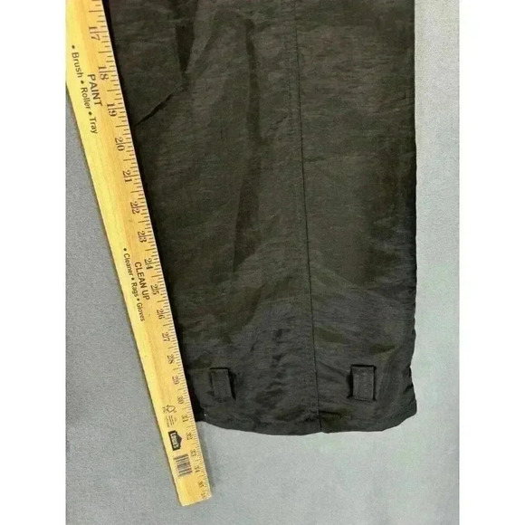 Vtg Y2K Unionbay Pants Sz 5 (30x31) Sport Flare Low Rise Loose Nylon Zippers NEW - Picture 9 of 11